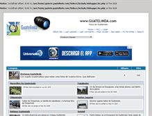 Tablet Screenshot of galeria.guatelinda.com